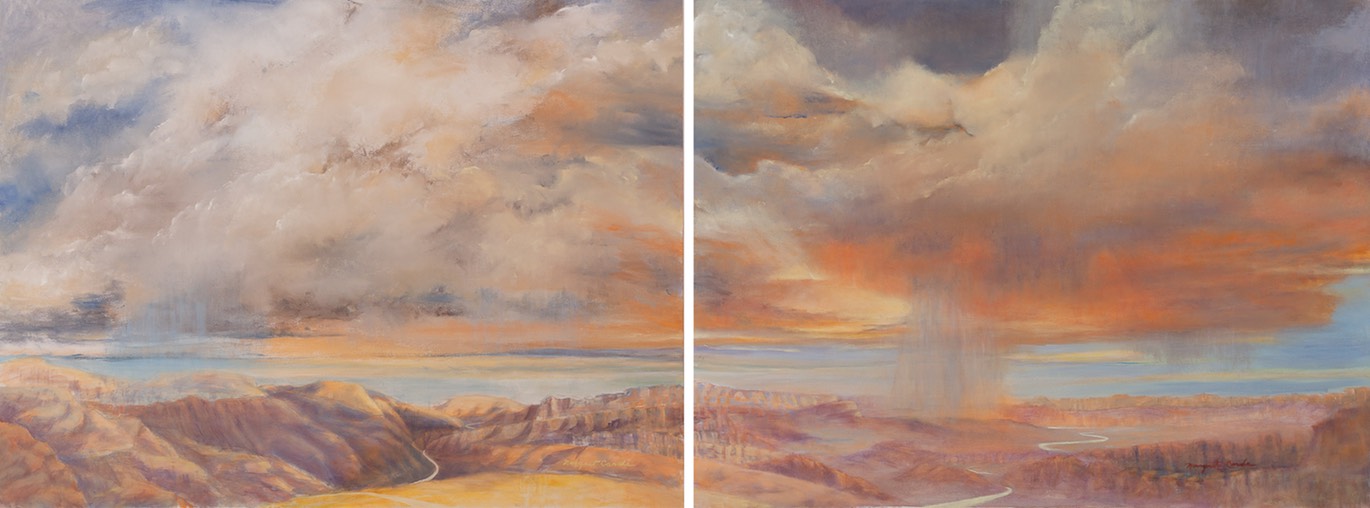 Water For a Parched Land - diptych